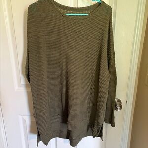 Olive Green Women's Sweater